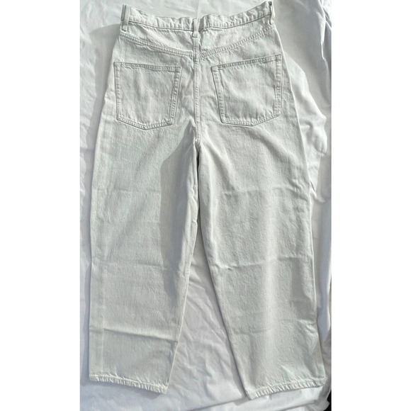 We The Free Women's Size 30 Frank Dad Jeans Icy Blue High Wasted Straight Cotton - Picture 4 of 12